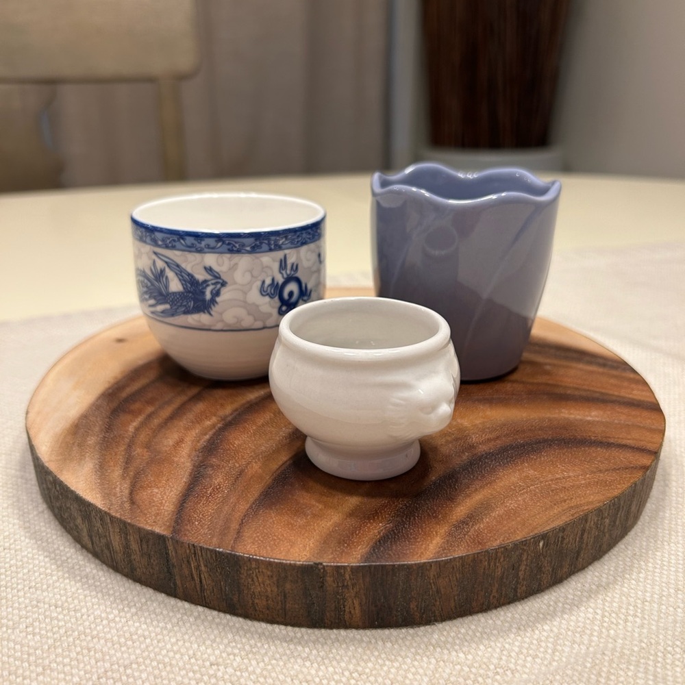 Collection of Three Ceramic Cups